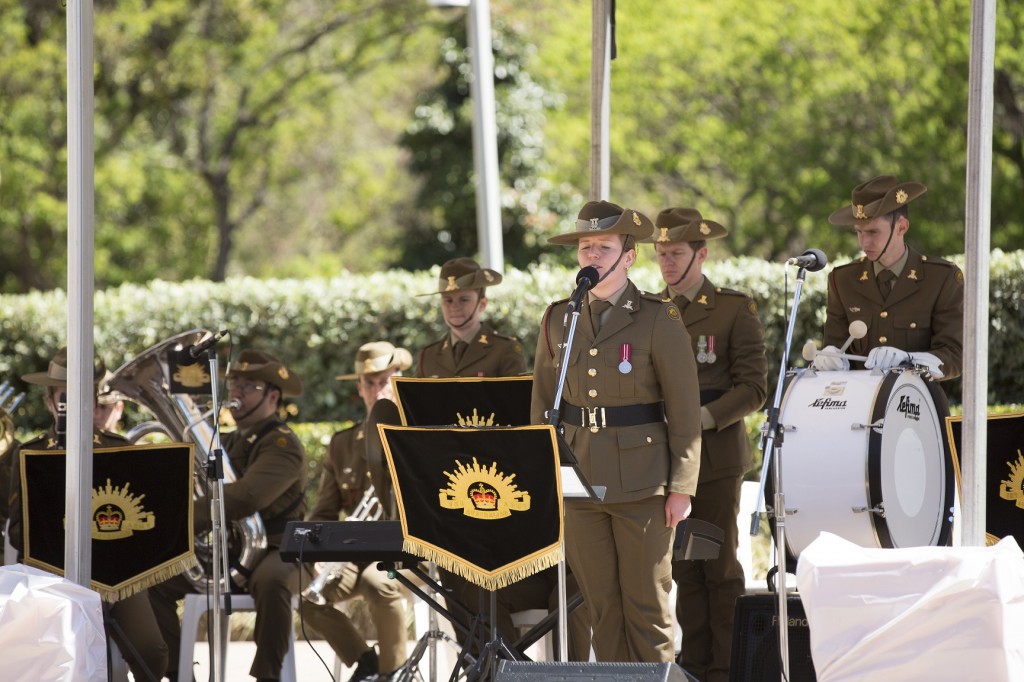 ANZ_YPRES_2017_320 Oh Passchendaele sung by Amelia Johnson with the Australian Army Band Sydney